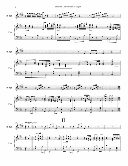 Trumpet Concerto In D Page 2