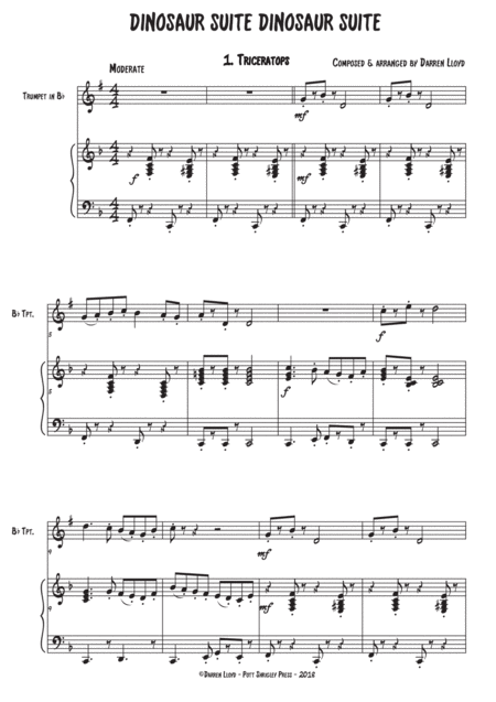 Trumpet Piano A Dinosaur Suite Page 2