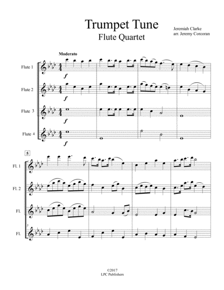 Trumpet Tune For Flute Quartet Page 2