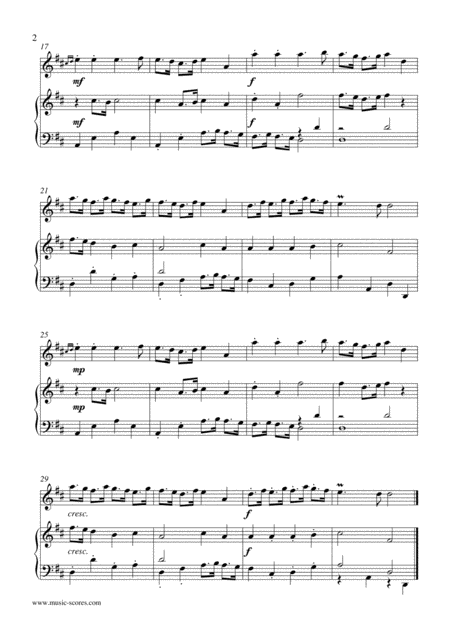 Trumpet Tune Oboe And Piano Page 2