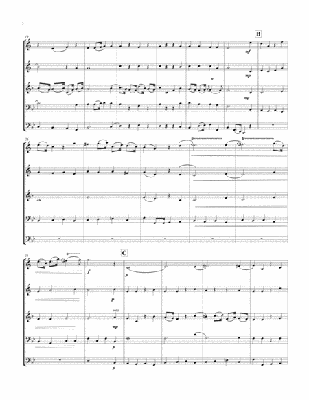 Trumpet Voluntary For Brass Quintet Page 2