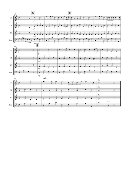 Trumpet Voluntary For Wind Quartet Page 2