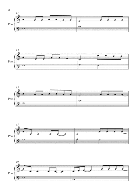 Try A Minor By Pink Easy Piano Page 2