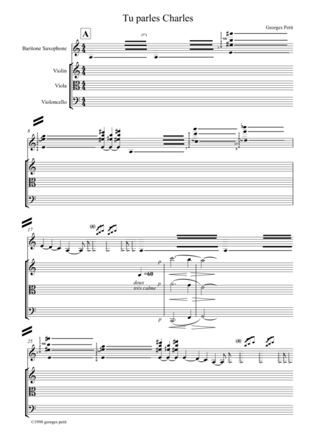 Tu Parles Charles Performance Score Page 2