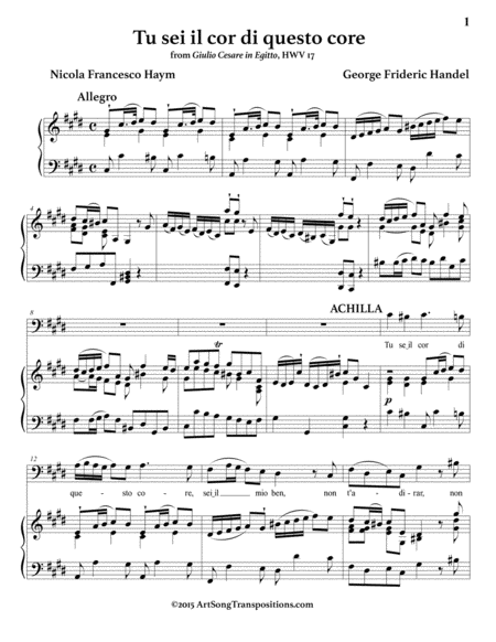 Tu Sei Il Cor Di Questo Core C Sharp Minor Page 2