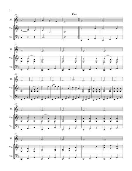 Tumbalalaika Flute Trio Arrangement Page 2