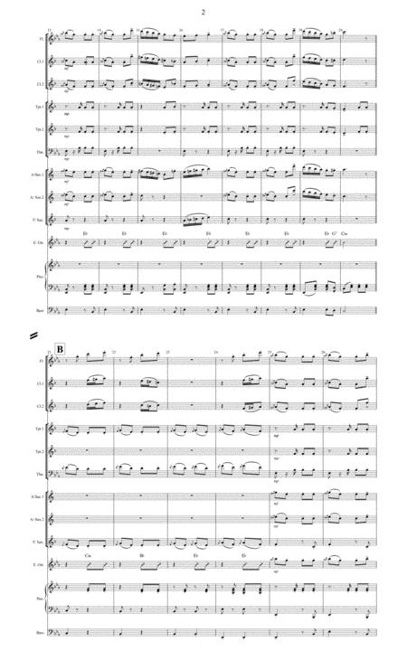 Turkish March Beethoven For Medium Jazz Small Marching Band Page 2