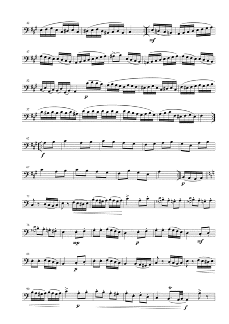 Turkish March For Bassoon And Piano Page 2