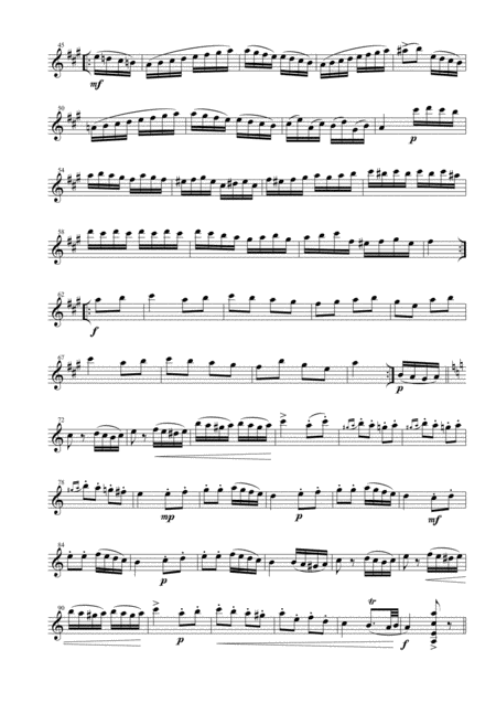 Turkish March For Violin And Piano Page 2
