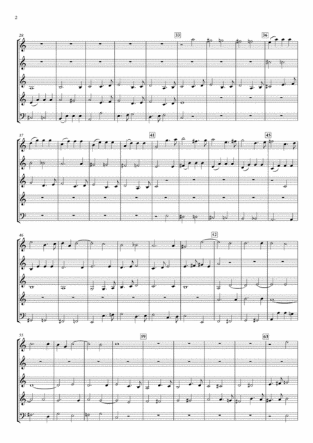 Turmsonaten 24 Neue Quatrizinien 12 Fuga For Wind Quintet Page 2