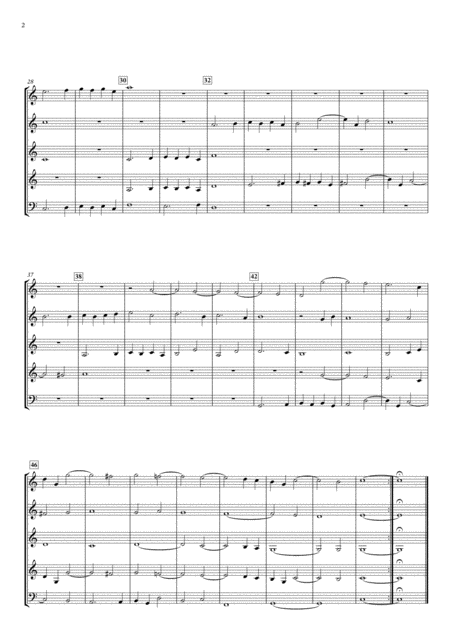 Turmsonaten 24 Neue Quatrizinien 21 Fuga For Wind Quintet Page 2