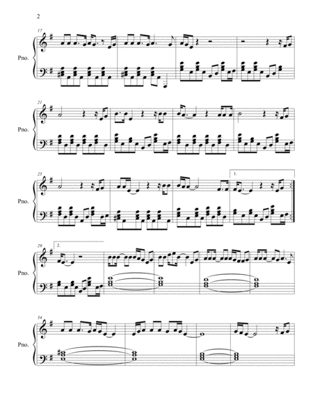 Turn The Page Piano Solo Page 2