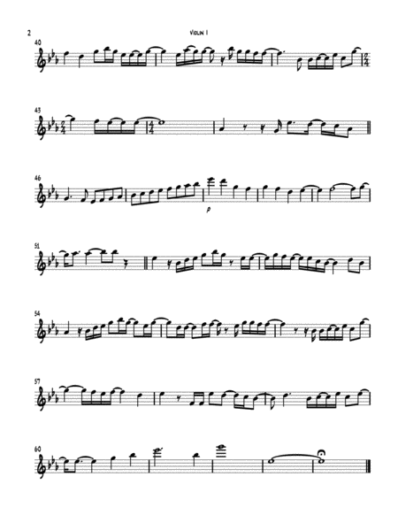 Turning Page From Twilight String Quartet Trio Duo Or Solo Violin Page 2