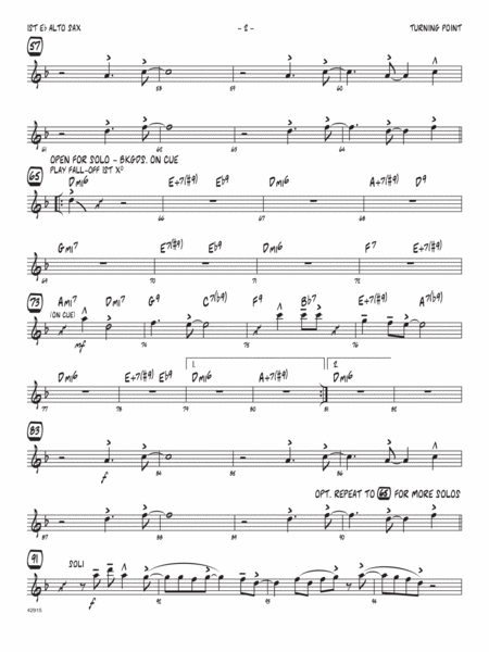 Turning Point 1st Eb Alto Saxophone Page 2