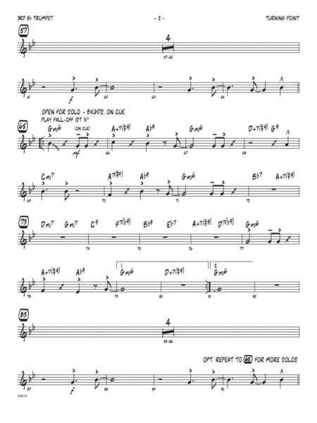 Turning Point 3rd Bb Trumpet Page 2