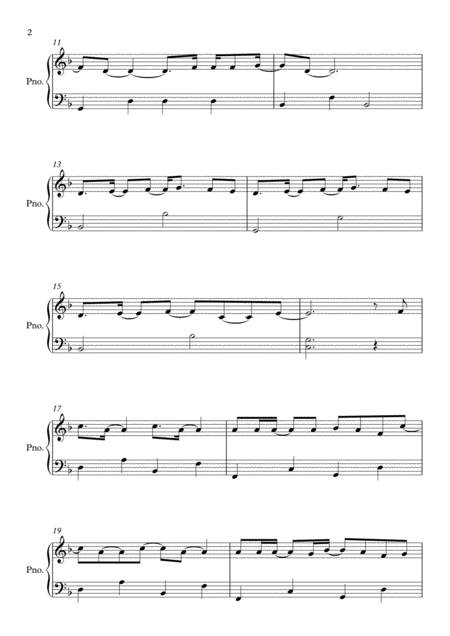 Turning Tables D Minor By Adele Easy Piano Page 2