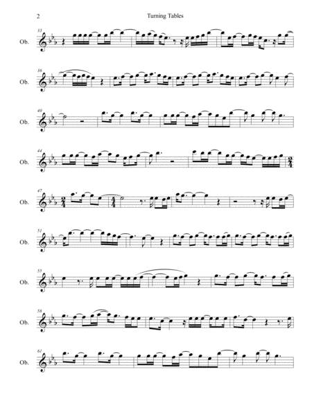 Turning Tables For Oboe Page 2