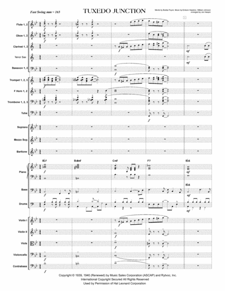 Tuxedo Junction Vocals And Orchestra Score Only Page 2