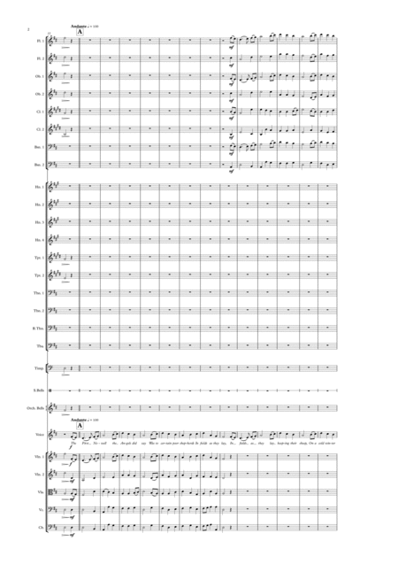 Twas The Night Before Christmas Sing Along For Orchestra Narrator And Audience Score Page 2