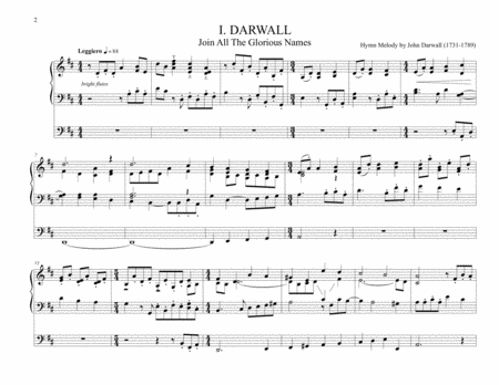 Twelve Chorale Preludes On English Hymns Page 2