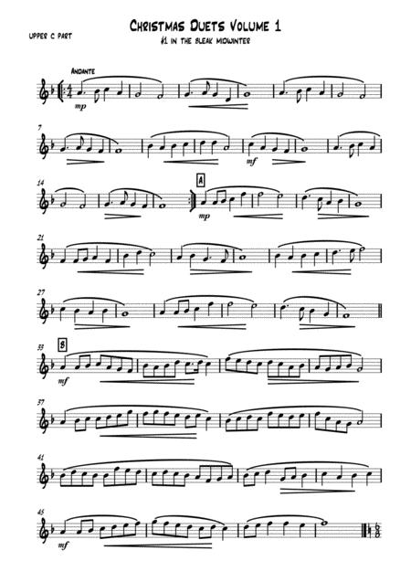 Twelve Christmas Duets Treble Clef Concert Pitch Page 2