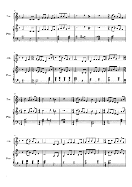 Twelve Days Of Christmas Bassoon Solo Page 2