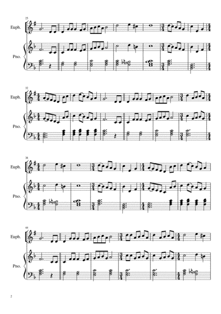 Twelve Days Of Christmas Euphonium Solo Page 2