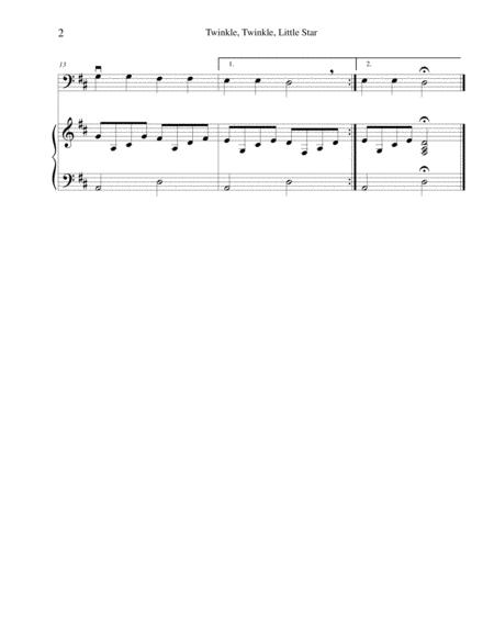 Twinkle Twinkle Little Star For Beginning Cello With Optional Piano Accompaniment Page 2