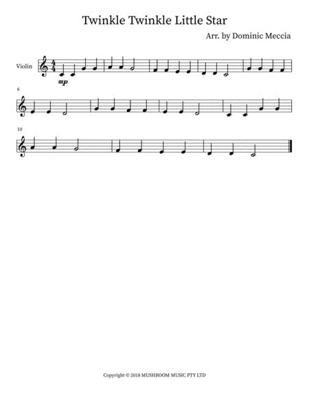 Twinkle Twinkle Little Star Violin And Cello Duet Page 2