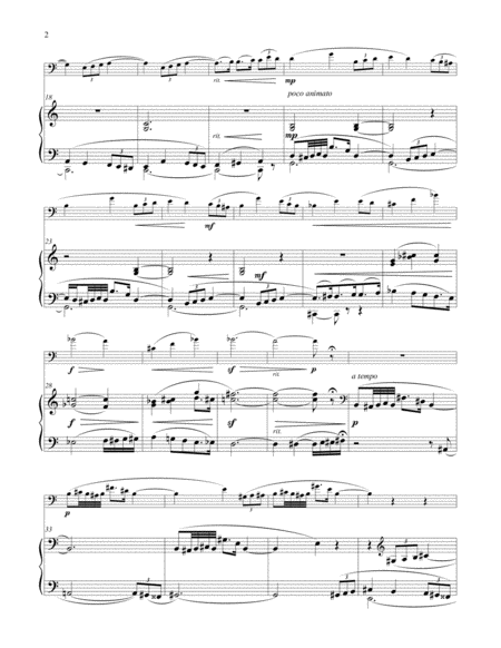 Two Album Leaves For Euphonium Piano Page 2