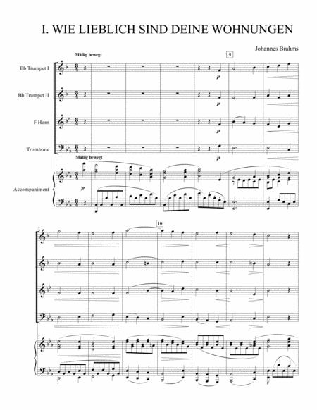 Two Brahms Quartets For Brass Quartet Page 2