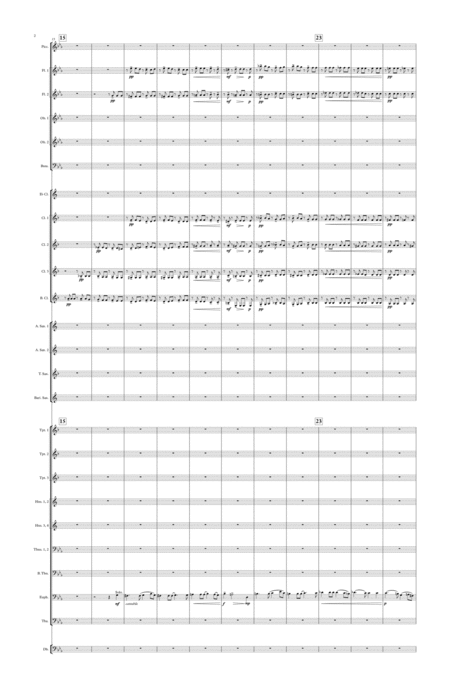 Two Elegiac Melodies For Wind Ensemble Score Page 2