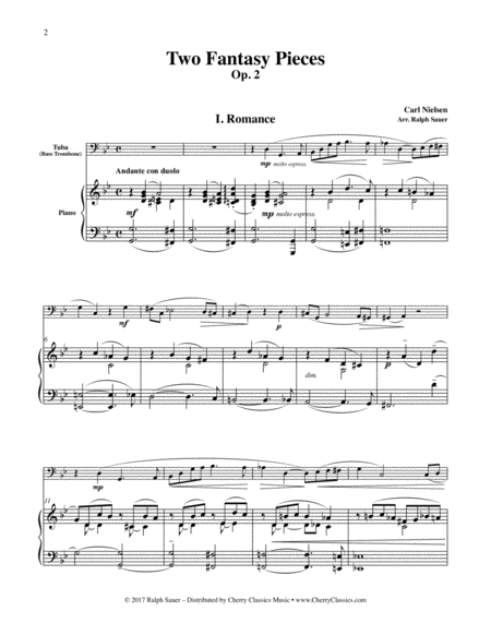 Two Fantasy Pieces Op 2 For Tuba Or Bass Trombone Page 2