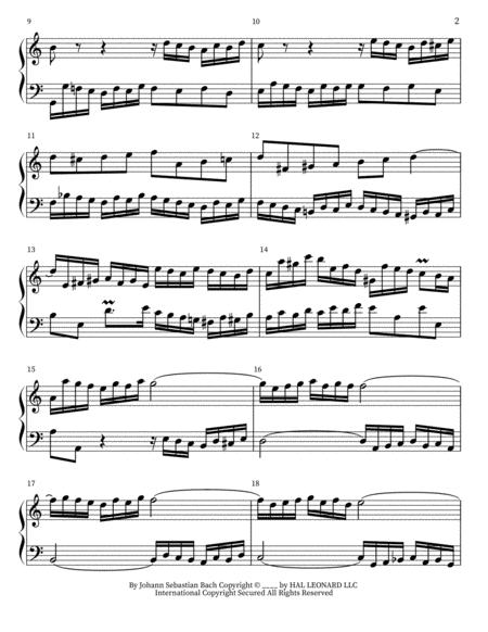 Two Part Invention In C Piano Page 2