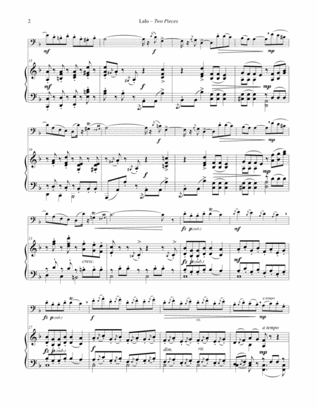 Two Pieces For Euphonium Piano Page 2