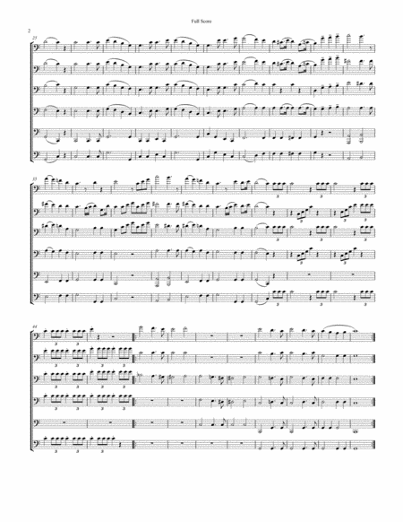 Two Wedding Marches For Trombone Ensemble Page 2