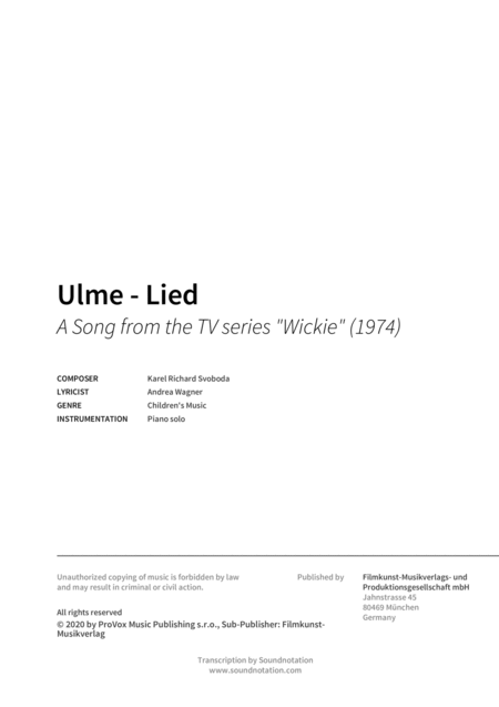 Ulme Lied Wickie Page 2