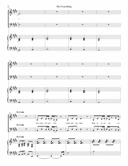 Una Furtiva Lagrima For Tbb A Cappella B Flat Minor Page 2