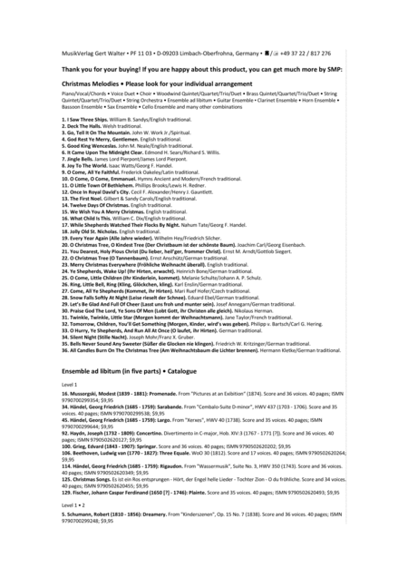 Una Musque De Buscagya Arrangement For 4 Recorders Page 2