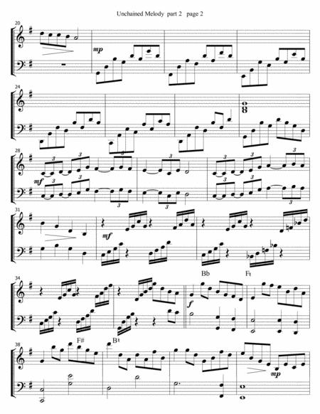 Unchained Melody For Harp Duo Part 2 Page 2