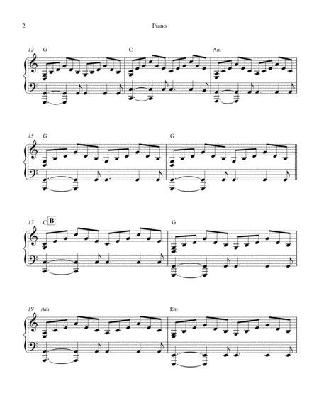 Unchained Melody For Solo Cello And Piano Page 2