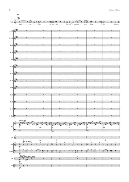 Unchained Melody Vocal With Big Band Key Of C Page 2