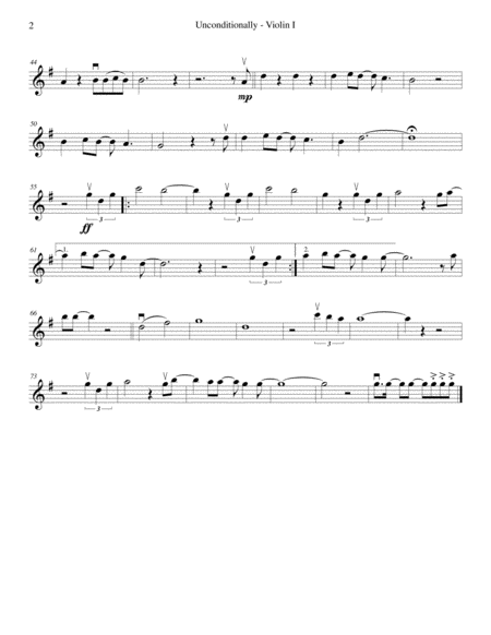 Unconditionally String Quartet Page 2