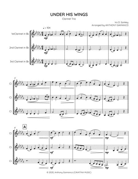 Under His Wings Clarinet Trio Page 2