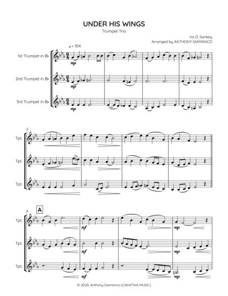 Under His Wings Trumpet Trio Page 2