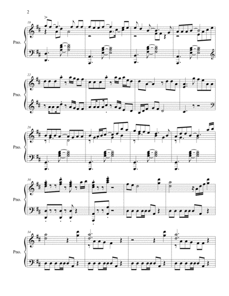 Under Pressure Piano Solo Page 2