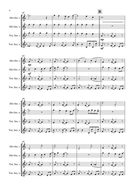 Underneath The Tree By Kelly Clarkson Saxophone Quartet Aatt Page 2