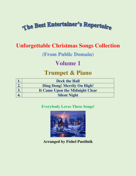 Unforgettable Christmas Songs Collection From Public Domain For Trumpet And Piano Volume 1 Video Page 2