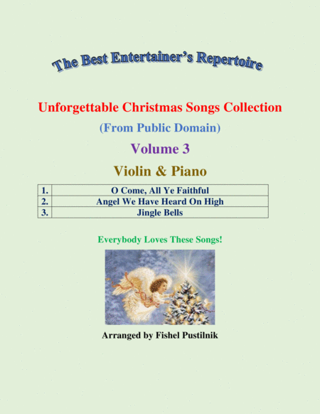 Unforgettable Christmas Songs Collection From Public Domain For Violin Piano Volume 3 Video Page 2