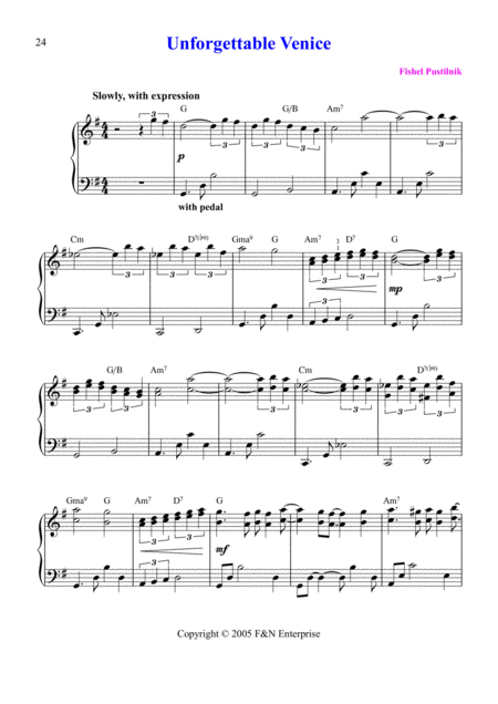 Unforgettable Venice For Piano Page 2